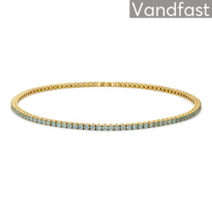 ANNEBRAUNER Tennis Necklace Aquamarine