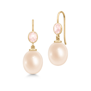 Callas Earrings Rose Pearl