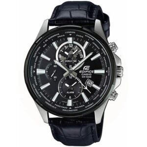 Casio - Edifice herruer med læderrem EFR-304BL-1AVUEF