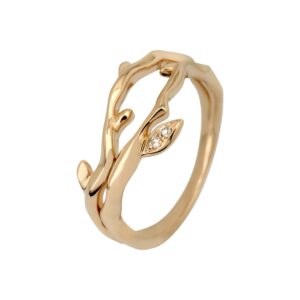 Catch Medium Ring 14K Gold - 50