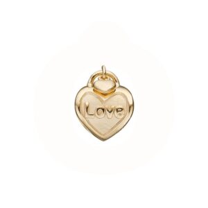 Christina Design London Jewelry & Watches - Love Lock Charm forgyldt sølv 630-G210