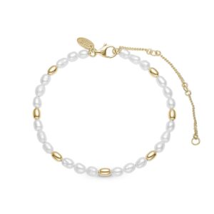 Christina Design London Jewelry & Watches - Magic Pearl armbånd Forgyldt sølv