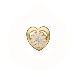 Christina Design London Jewelry & Watches - Marguerite Labgrown Diamond Charm forgyldt sølv 623-G180