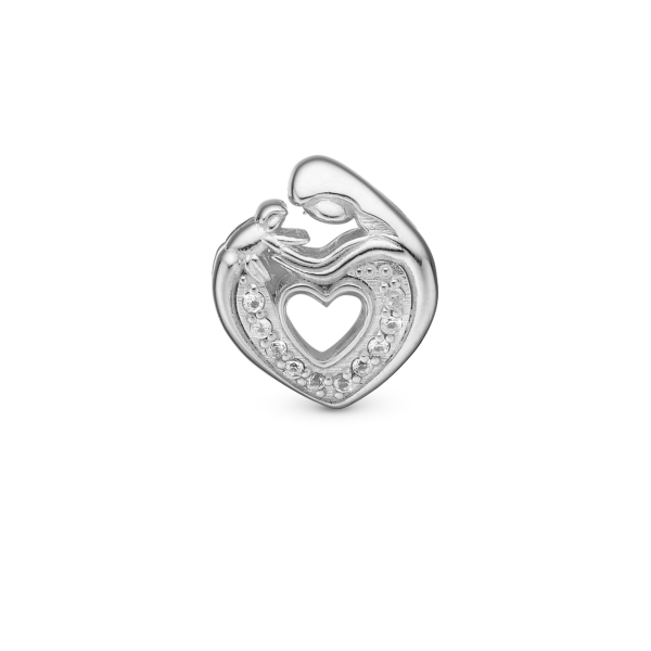 Christina Design London Jewelry & Watches - Mother Child Heart Charm 630-S233