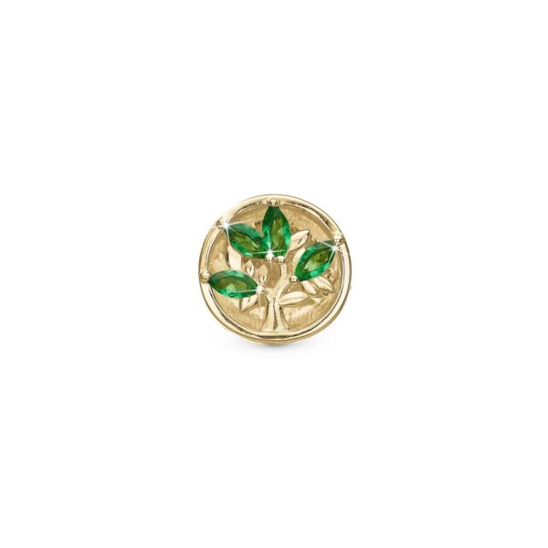 Christina Design London Jewelry & Watches - Tree of Green Life charm, 6 mm Forgyldt sterlingsølv