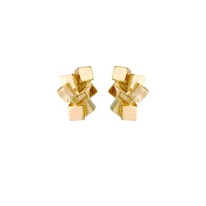 Cubes Ørestikker 14K Guld