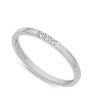 Diamond Collection by Vibholm - Diamantring 0,03 ct. 14 kt. hvidguld