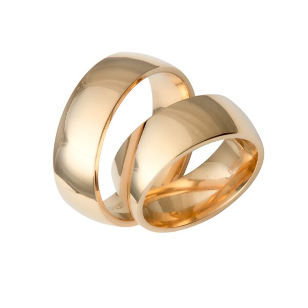 Dirks Classic Vielsesringe 14K Guld 8 mm