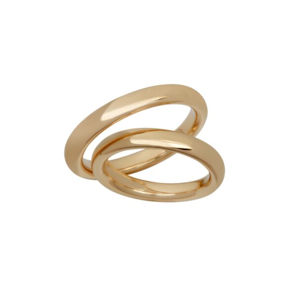 Dirks Deluxe Vielsesringe 14K Guld 3 mm