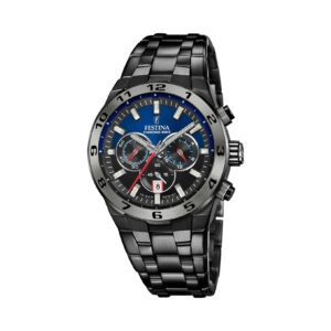 Festina - Special Edt. 2024 armbåndsur, 44,5 mm Sort PVD, lænke