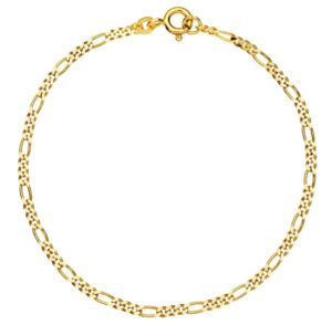 Figaro Armbånd i 8 kt. Guld - 2,1 mm og 19 cm