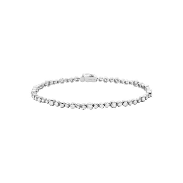 Georg Jensen - Signature Diamonds tennisarmbånd 2,81ct. 18 kt. hvidguld