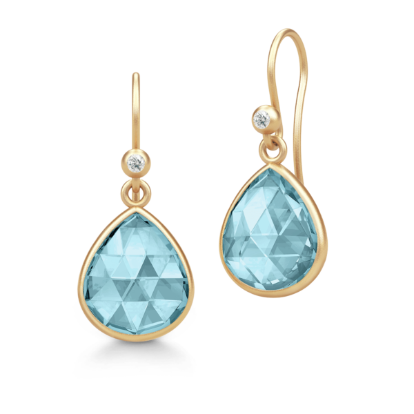 Lea Earrings Aqua Blue