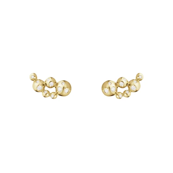 Moonlight Grapes Ear Cuffs 18K Guld