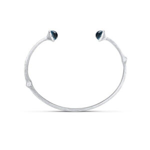 OLE LYNGGAARD COPENHAGEN - Nature Armring 18 kt. hvidguld/topas A3029-508-16