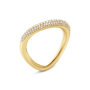 Offspring Ring 18K Guld Brillantpavé