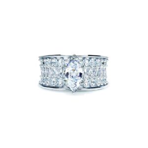 Oxford marquise & prinsesse formet ring