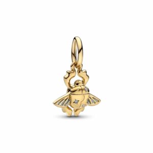 Pandora - Disney Aladdin Skarabæ charm forgyldt metalblanding