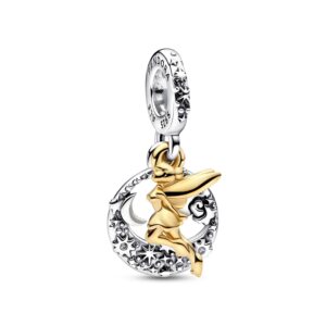 Pandora - Disney Klokkeblomst charm metalblanding/forgyldt metalblanding Forgyldt sølv