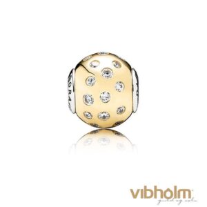 Pandora - Essence dignity charm sterlingsølv og 14kt. guld 796052CZ