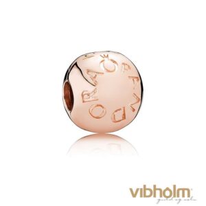 Pandora - Logo Charm rosaforgyldt metalblandning 781015