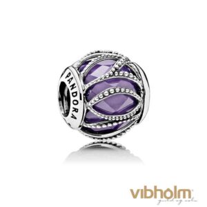 Pandora - Purple Intertwining Radiance Charm sterlingsølv 791968ACZ