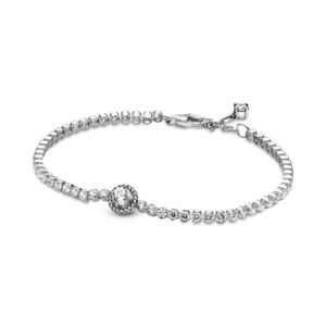 Pandora - Sparkling Halo Tennis armbånd