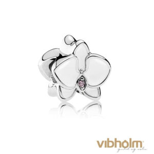 Pandora - White Orchid Charm sterlingsølv 792074EN12