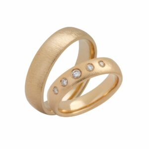 Passion Deluxe Vielsesringe 14K Guld