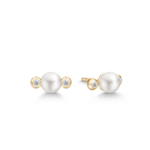 Perla Earstuds White Pearl