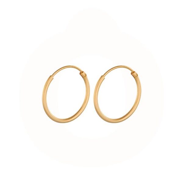 Pernille Corydon - Micro Plain Hoops E-138-GP