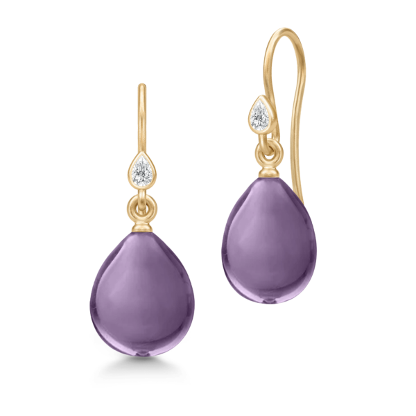 Prima Ballerina Earrings Amethyst