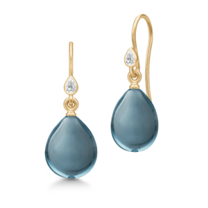 Prima Ballerina Earrings London Blue