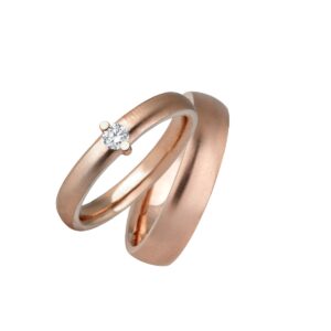 Simply Vielsesringe 14K Rosaguld