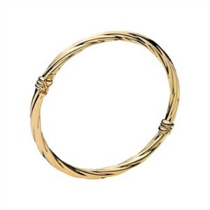 Snoet Guld Armring 9 kt.