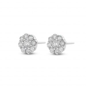 Spirit Icons Vanity Stud 14 Karat Hvidguld Ørestikker med Brillanter 0,68 Carat W/VS