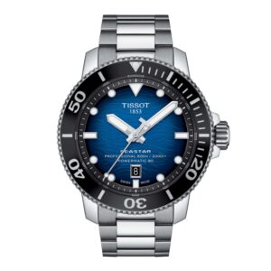 Tissot - Seastar 2000 Professional Powermatic 80 blå/sort, 46mm Stål Rustfrit