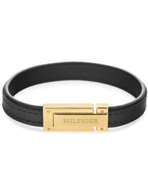 Tommy Hilfiger Flat Læder Herrearmbånd 2790561