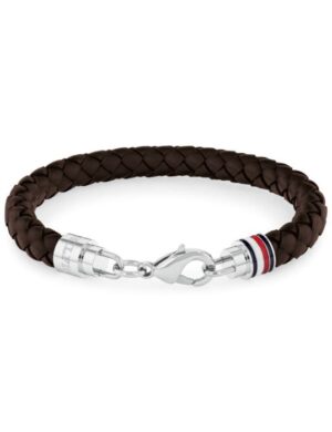 Tommy Hilfiger Iconic Braided Læder Herrearmbånd