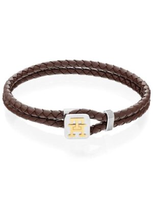 Tommy Hilfiger Monogram Læder Herrearmbånd 2790532