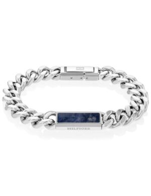 Tommy Hilfiger Semiprecious On Metal Rustfri Stål Herrearmbånd med Sodalit