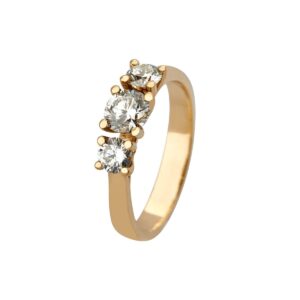 Trilogi Ring 14K Guld - 54