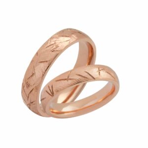 Wild Vielsesringe 14K Rosaguld