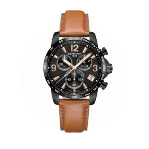 Certina - DS Podium Chrono Herreur sort stål C0344173605700