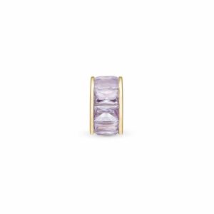 Christina Design London Jewelry & Watches - Lavender Baquette charm forgyldt sølv sterlingsølv