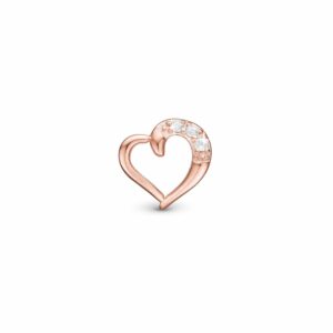 Christina Design London Jewelry & Watches - Love Story charm rosa forgyldt sterlingsølv