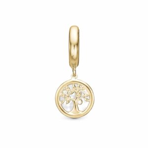 Christina Design London Jewelry & Watches - Tree of Life charm forgyldt sølv sterlingsølv