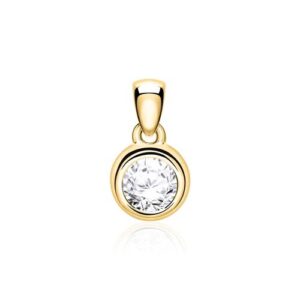 Diamantvedhæng 14 kt. Guld med Diamant - 0,20 ct.