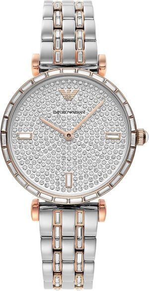 Emporio Armani Sølv Steel Quartz Watch