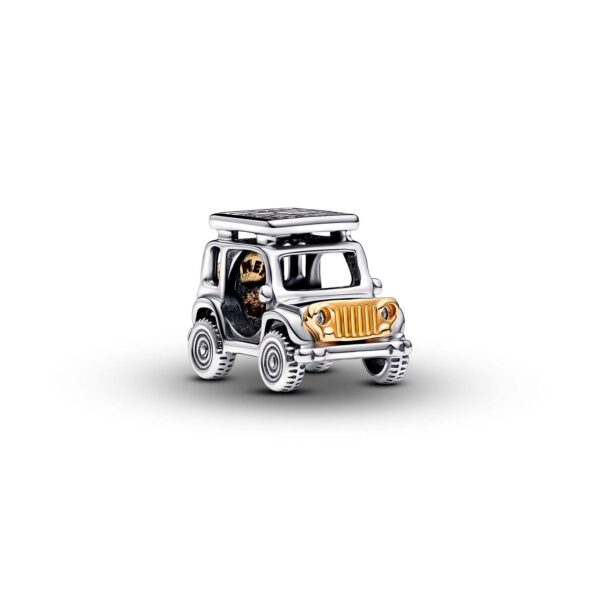 Pandora - Adventure Car two-tone charm Sølv sterlingsølv